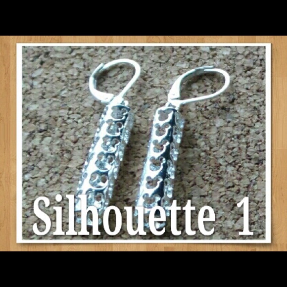 Mouse Silhouette Head Silver Tone (E4-1) - Picture 3 of 3